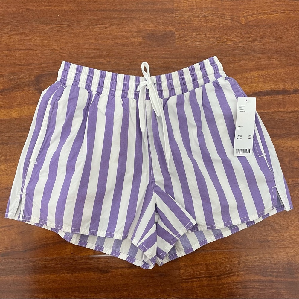 NWT Urban Outfitters Striped Cotton Shorts